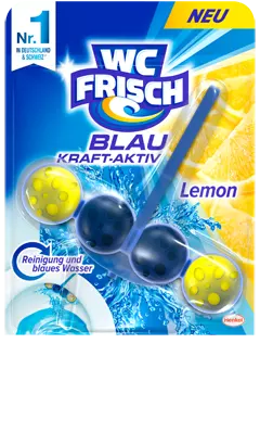 WC Frisch Blau Kraft-Aktiv Lemon