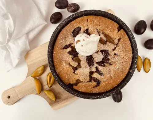 Zwetschgen Glück aus dem Ofen