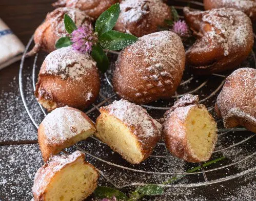 Luftige Quarkbällchen