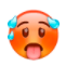 Schwitzt dieses Emoji vor Hitze oder weil es eine attraktive Person gesehen hat?