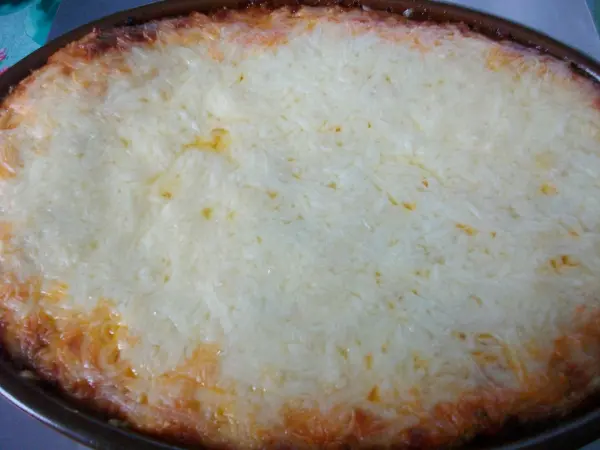 So lecker sah die Lasagne dann nach ca. 40 Minuten bei 180 Grad im Backofen aus. So lecker sah die Lasagne dann nach ca. 40 Minuten bei 180 Grad im Backofen aus.