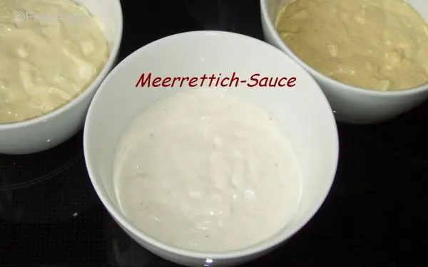 Meerettich-Fonduesauce selbstgemacht.