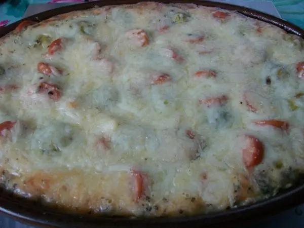 Im Backofen bei 180 Grad ca. 40 Minuten gebacken schaut der Aufauf dann so aus.