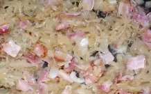Sauerkraut-Nudelpfanne