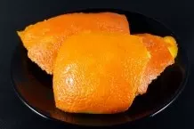 Streifenfreies Laminat mit Orangen