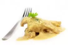 Putengeschnetzeltes in Estragonsauce