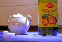 Schluckauf? Würfelzucker mit Apfelessig