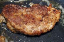 Schnitzel mit saftigerem Geschmack
