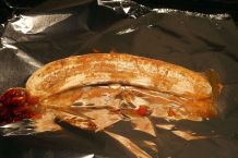 Honig- oder Schokoladenbananen vom Grill