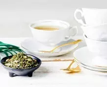 Warze weg mit grünem Tee