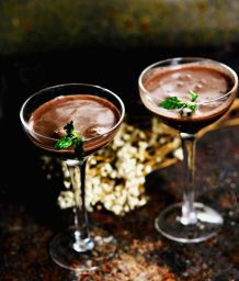 Pfefferminz-Schoko-Drink