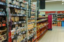 Falsch rum im Supermarkt
