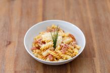 Penne mit Spargel-Carbonara
