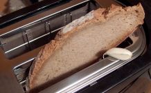 Knoblauchschnitte (Abendessen oder Partygag)