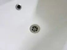 Waschbecken ohne Streifen