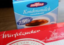 Kondensmilch und Zucker gegen den Hustenreiz