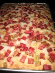 Leckerer Rhabarberkuchen
