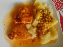 Schnitzel-Mexico-Mix überbacken