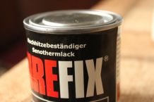 Keine verschmierte Farbdose