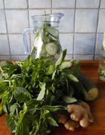 "Schlankwasser" zur Unterstützung einer Diät