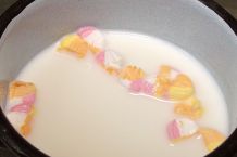 Heiße Schokolade mit Marshmallows