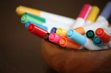 Eingetrockneter Filzstift: Essig