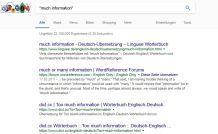 Korrekte Schreibweise für Sätze googlen