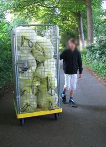 Die gelbe Box - für die gelben Säcke