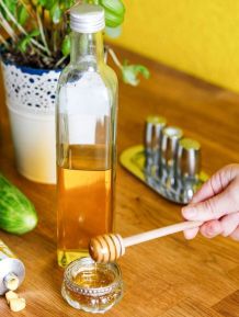 Einfaches Honig-Senf-Dressing