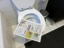 Saubere Toilette