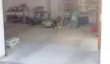Ölfleck in der Garage entfernen