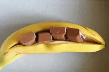 Schokobanane aus dem Ofen