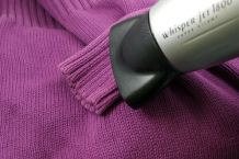 Bündchen der Wollpullover leiern nicht aus