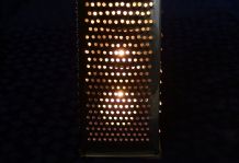 Alte Küchengeräte als Windlichter