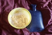 Hefeteig mit Wärmflasche ins Bett