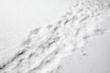 Schnee-Trampelpfad geschickt ohne Schaufel erstellen