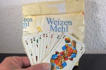 Mehl reinigt Spielkarten
