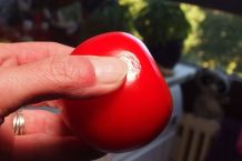 Matschige Tomaten für fruchtige Salatsoße