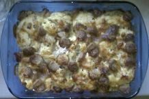 Jo's Blumenkohl-Schinken-Bratwurst-Käse-Auflauf