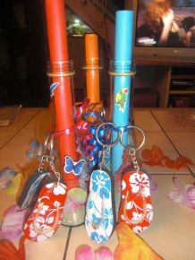 Flaschenpost als Einladung zur Hawaii-/Sommerparty