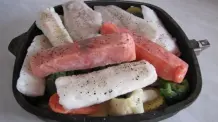 Superschnelle Fischpfanne