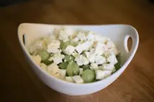 Weintraubensalat (mit Schafskäse)