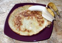 Etwas andere Pfannkuchen mit Banane