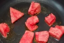 Eine etwas andere Beilage - gebratene Melonenbriketts