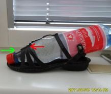 Sommer-Schuhe weiten mit Flaschenhals