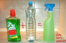Preiswertes Allzweck-Reiniger-Spray selbst gemischt