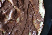 Pfannkuchen mit Schokosoße