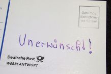 Werbeschreiben entsorgen