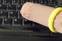 Computertastatur schnell reinigen