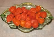 Schale voll Lampionblumen - schöne orangerote Tischdekoration